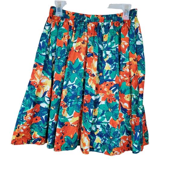 Duro Olowu Floral Skirt with Pockets Sz Small - Picture 3 of 10